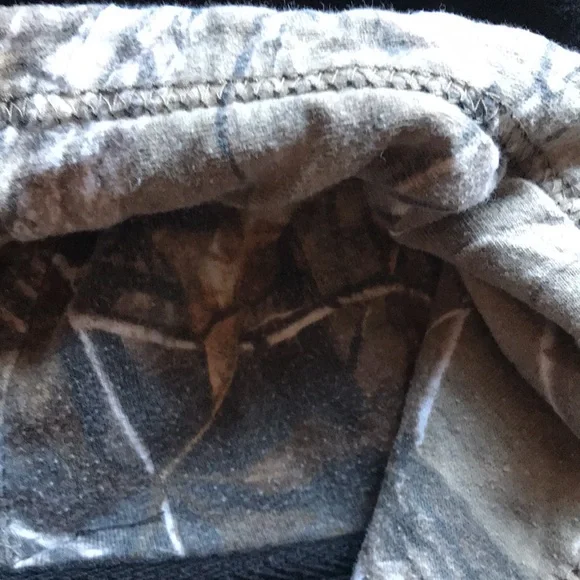 Sweet Bay Long Sleeve Black Camo Hoodie Sweater - Picture 5 of 6